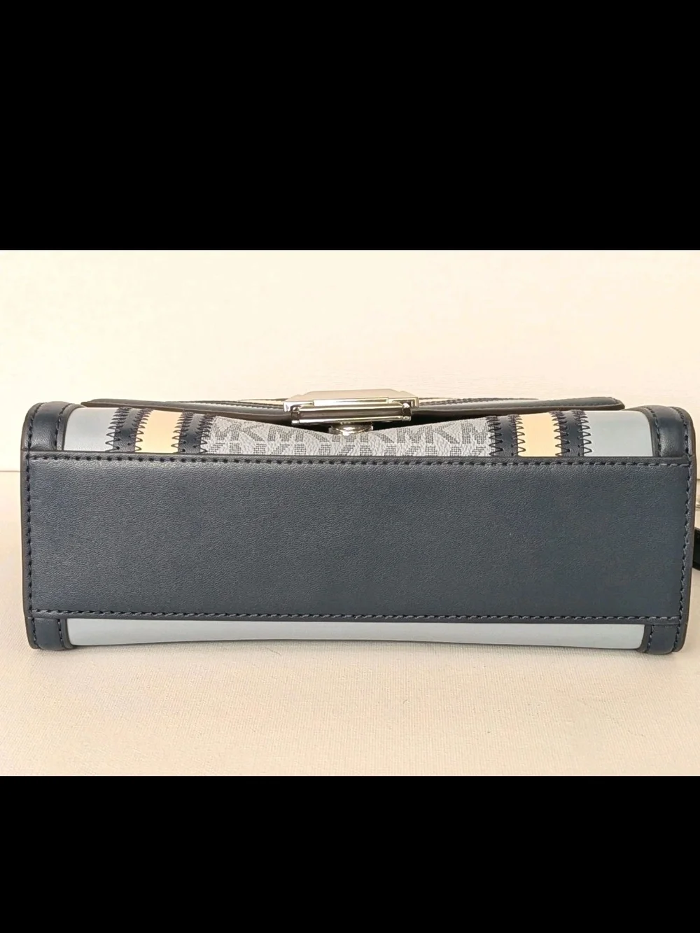 Whitney Medium Color-Block and Signature Logo Shoulder Bag - Picture 16 of 16